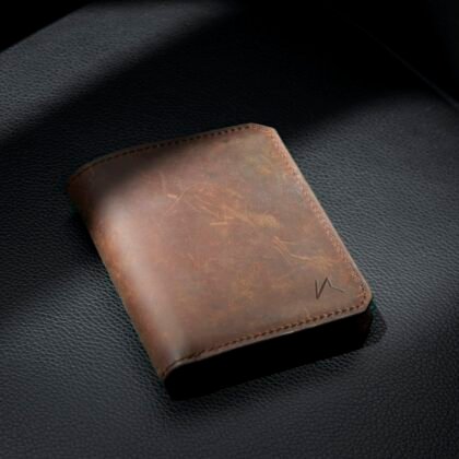 Billetera Bifold de Cuero Marrón — Velaro