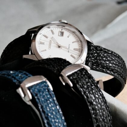 Correa de Reloj de Cuero Intercambiable 22 mm — Velaro